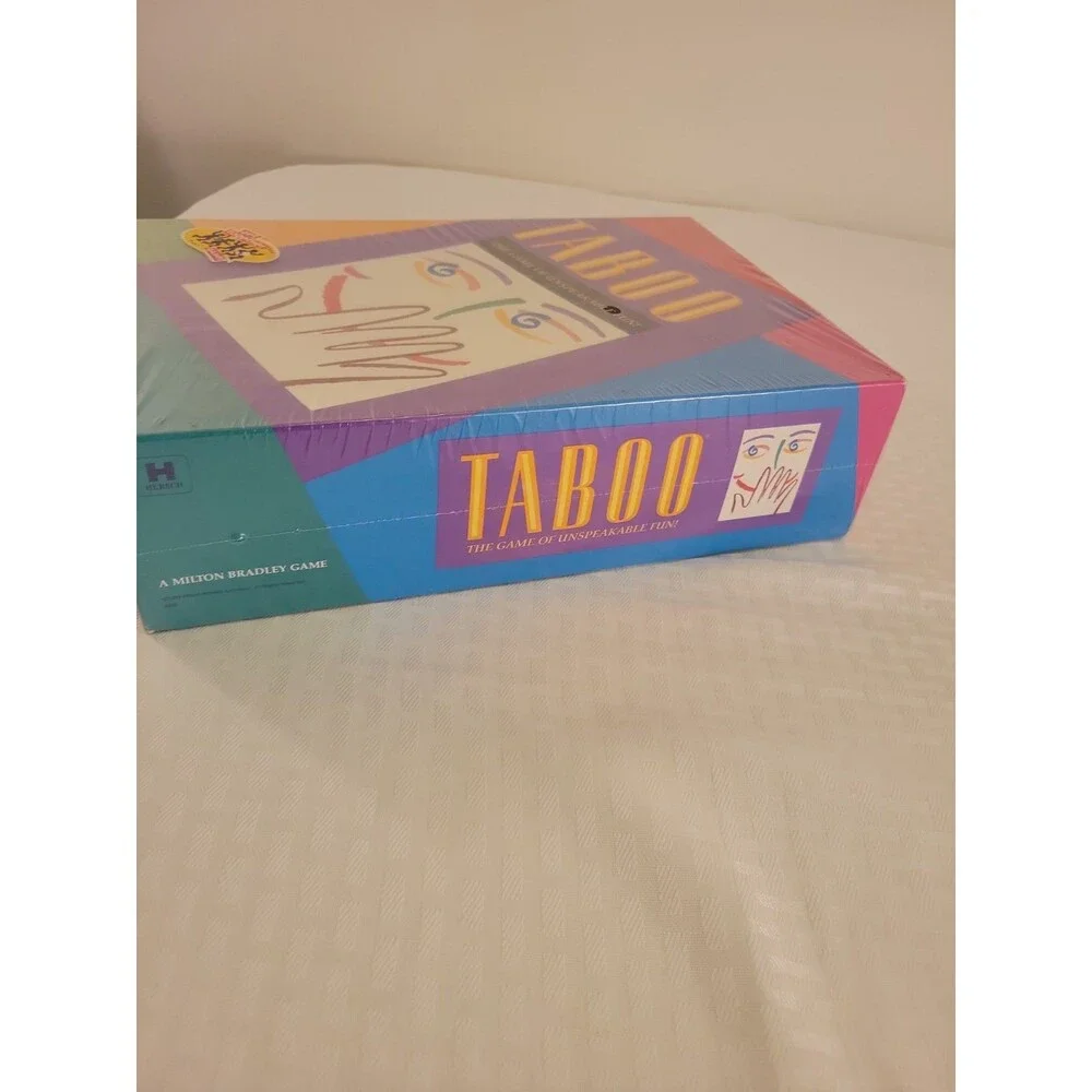 VTG TABOO Board Game Unspeakable Fun 100% New Sealed Year 2000